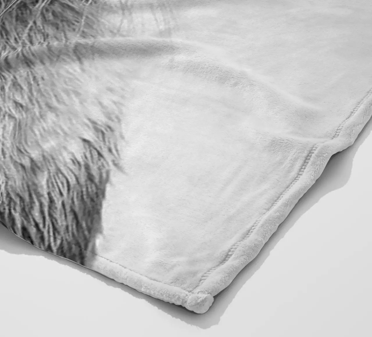 Tovaglioli in testa coperta in pile da christal shop