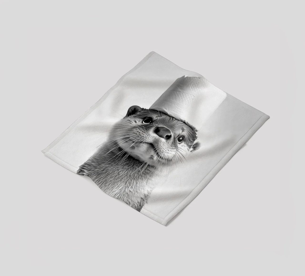 Tovaglioli in testa coperta in pile da christal shop