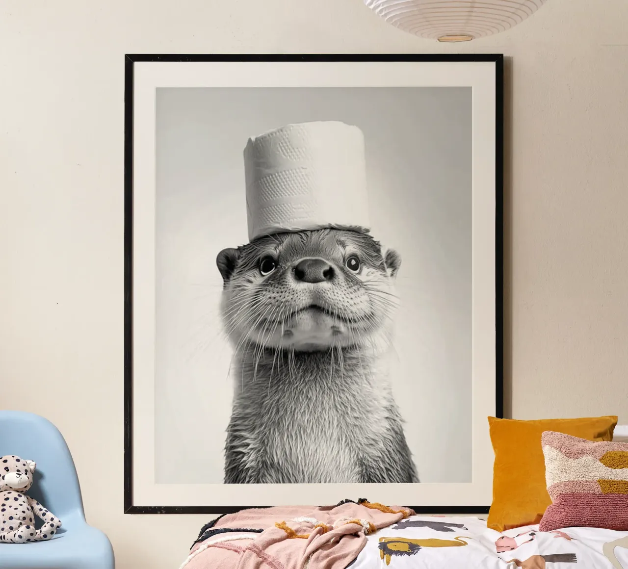 Servetten in het hoofd poster van christal shop