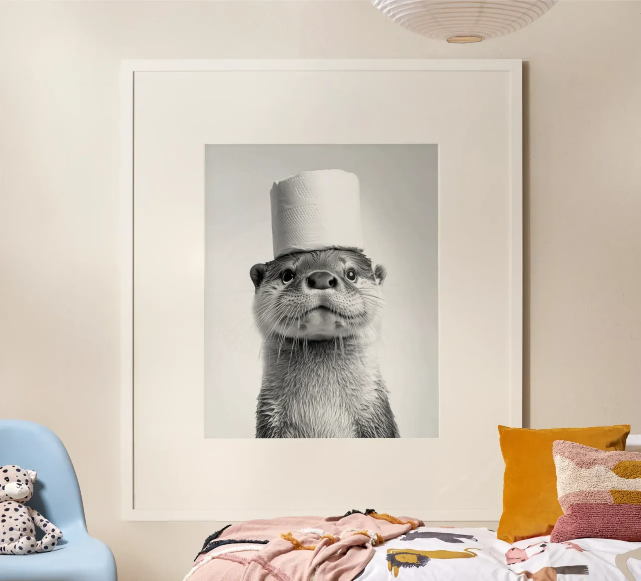 Servietten im Kopf Poster von christal shop