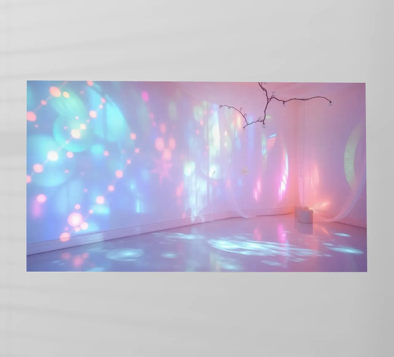 Le proiezioni di luce colorata creano un'atmosfera eterea in pellicola backlit da DesignDoodle