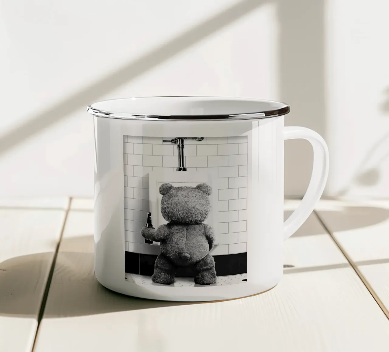 Vado in bagno tazza in smalto da christal shop