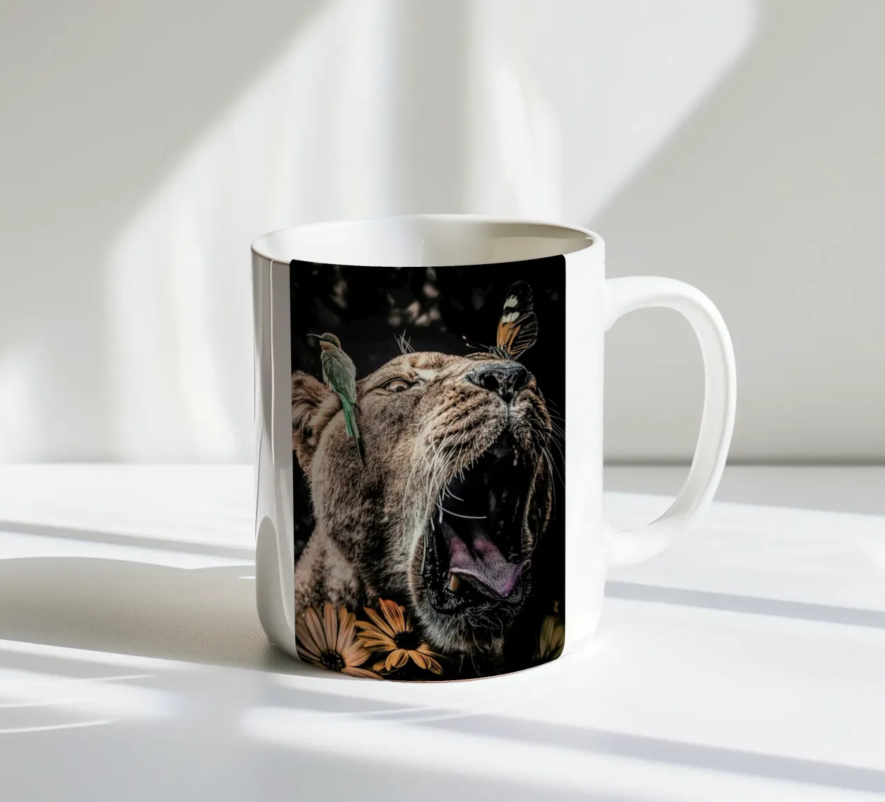 Lioness tazza in ceramica da Wouter Rikken