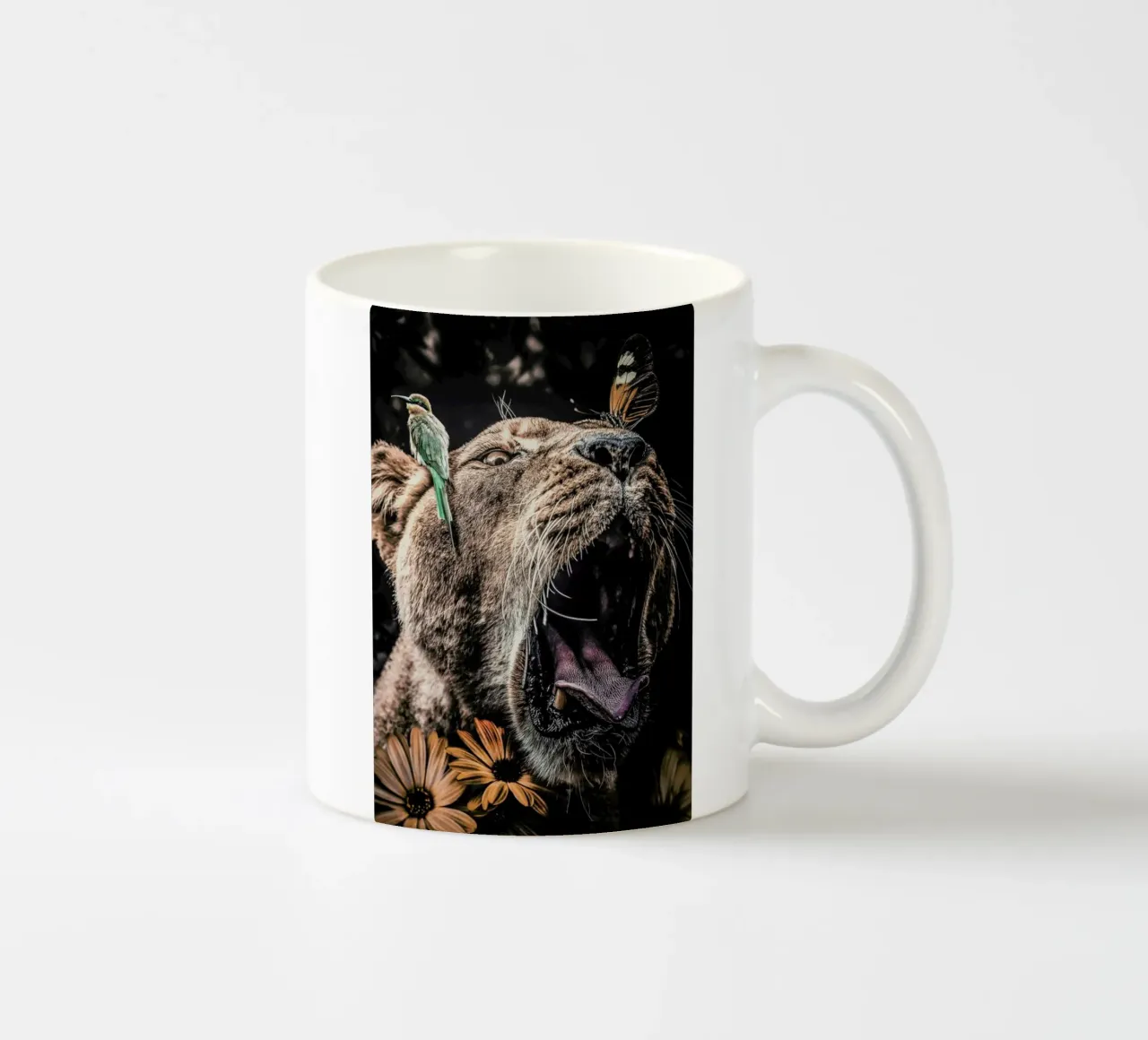 Lioness tazza in ceramica da Wouter Rikken