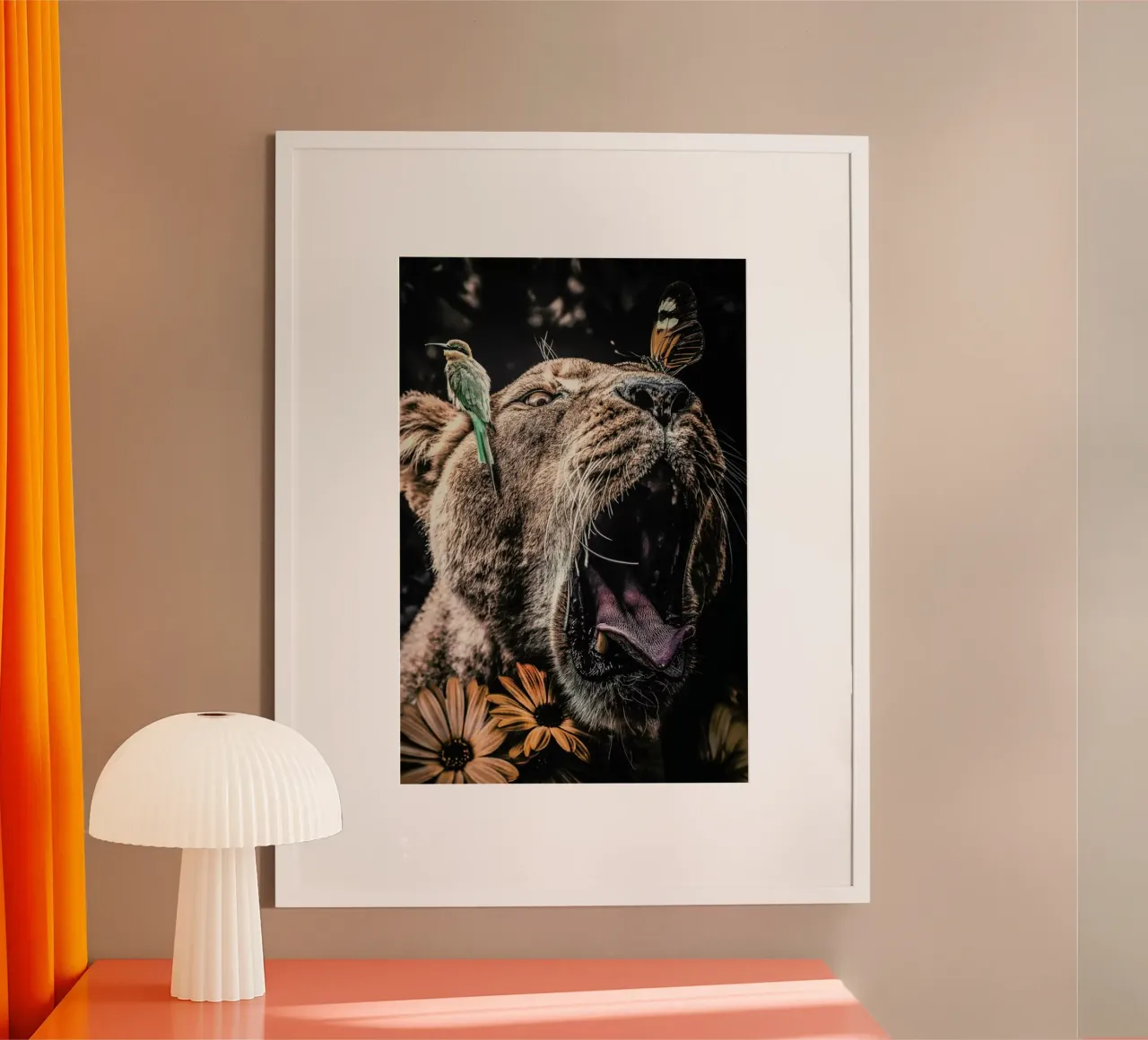 Lioness poster by Wouter Rikken