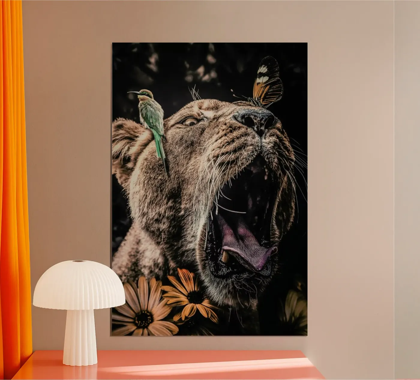 Lioness poster by Wouter Rikken
