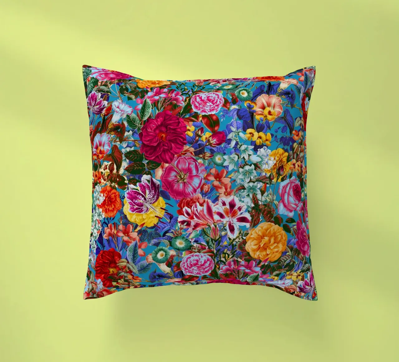 Multicolored Secret Garden cuscino da burcukorkmazyurek