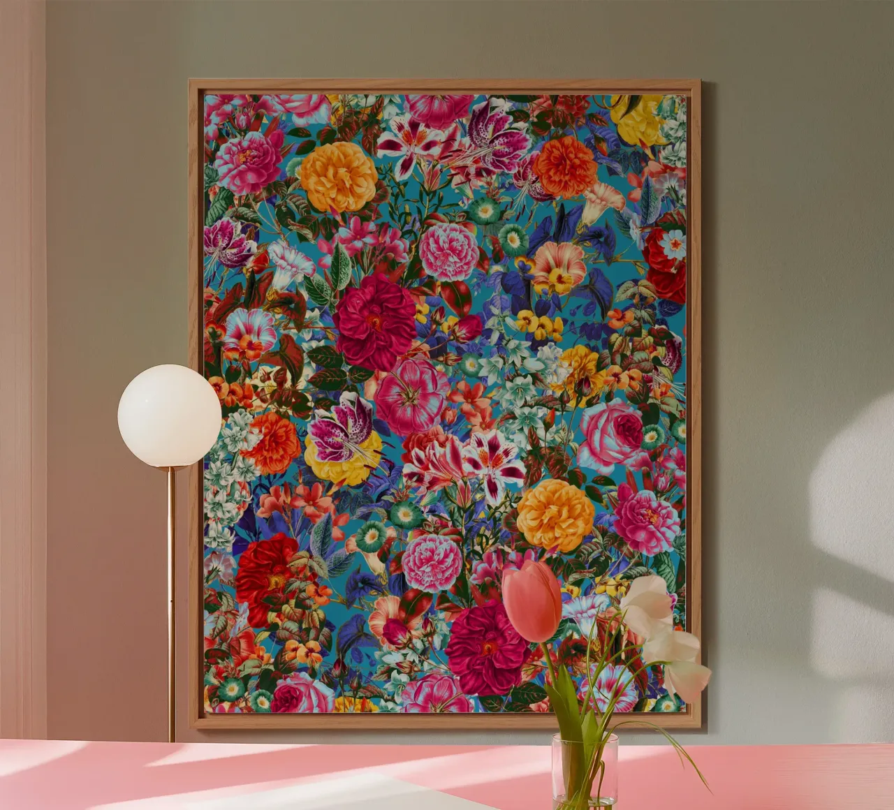 Multicolored Secret Garden alluminio dibond da burcukorkmazyurek