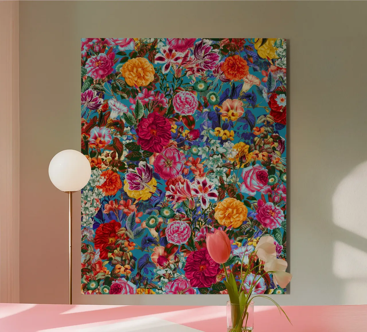 Multicolored Secret Garden alluminio dibond da burcukorkmazyurek