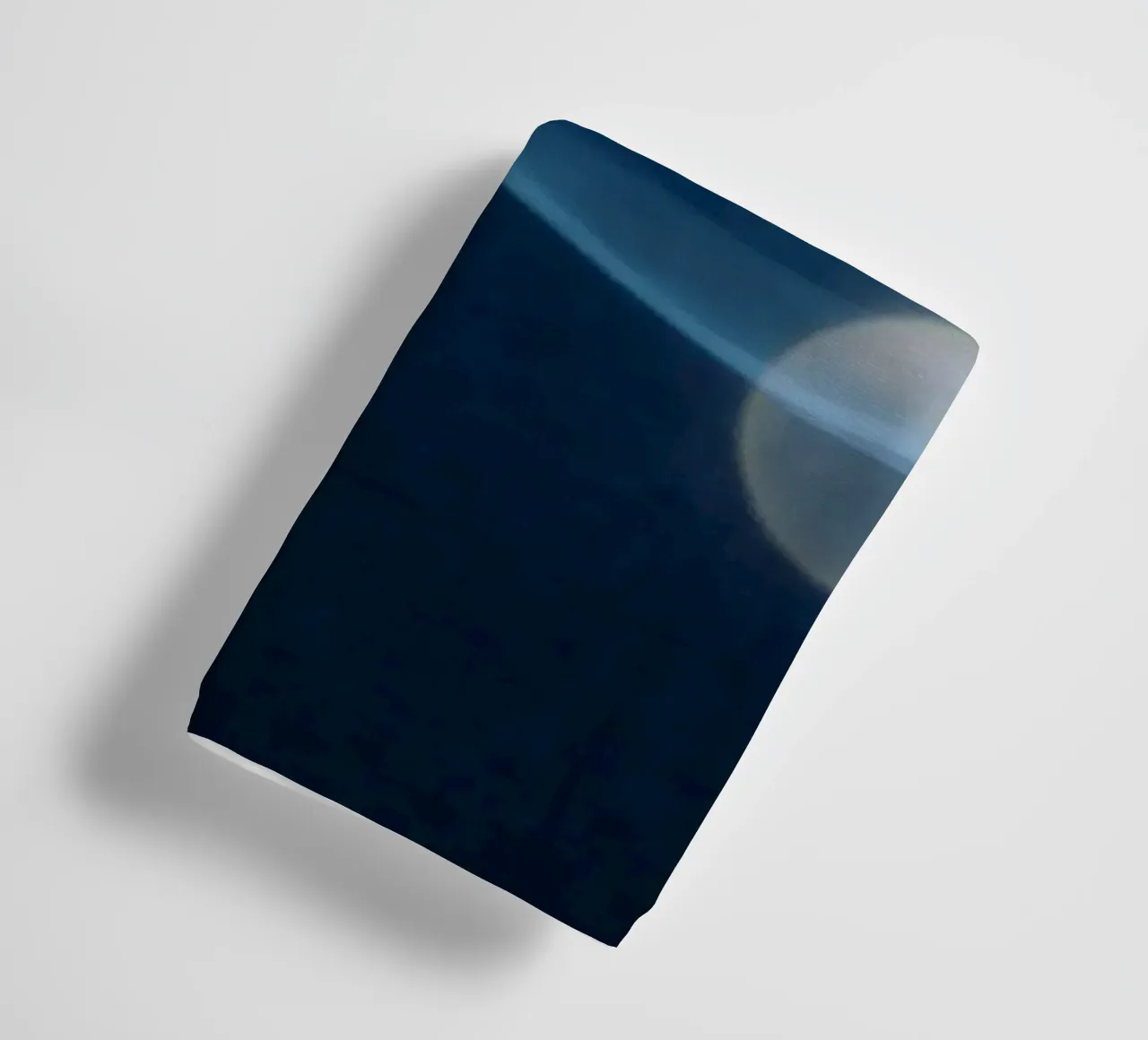 Flowing blue light waves create a calming visual effect towel by DesignDoodle