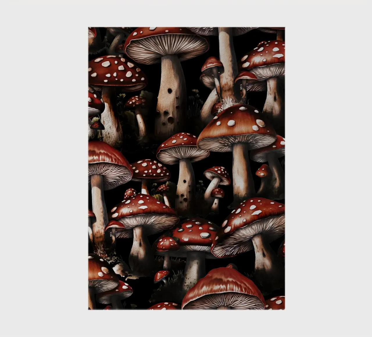 Mushroom Paradise IV notebook by burcukorkmazyurek