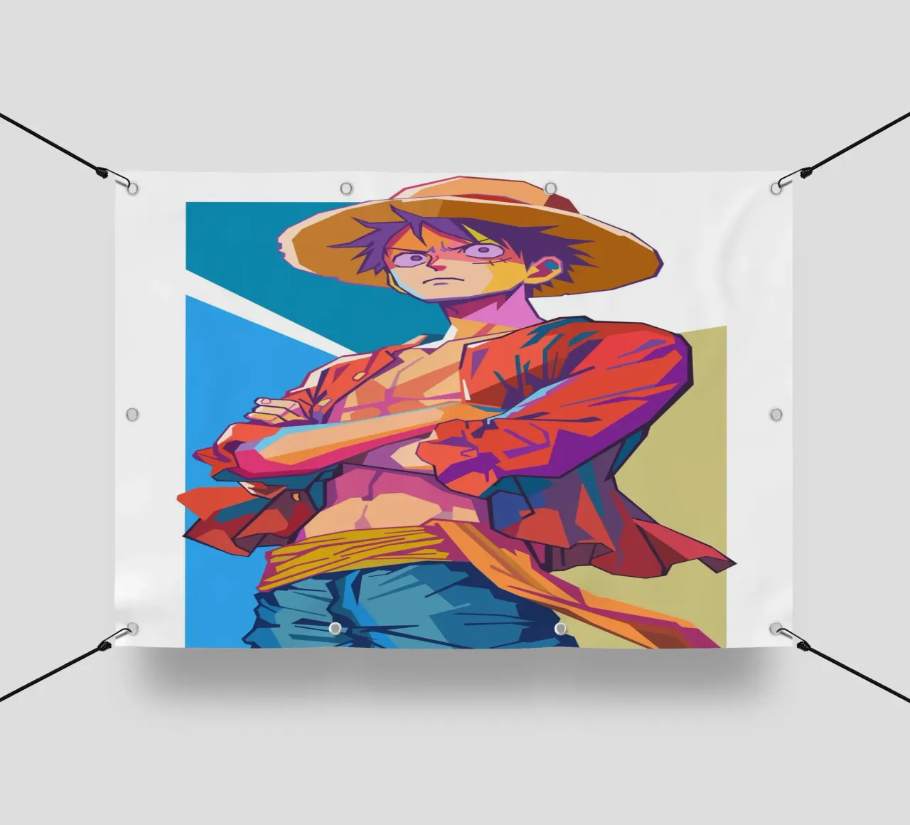 Monkey D Luffy One Piece telo in pvc da Hantamrata