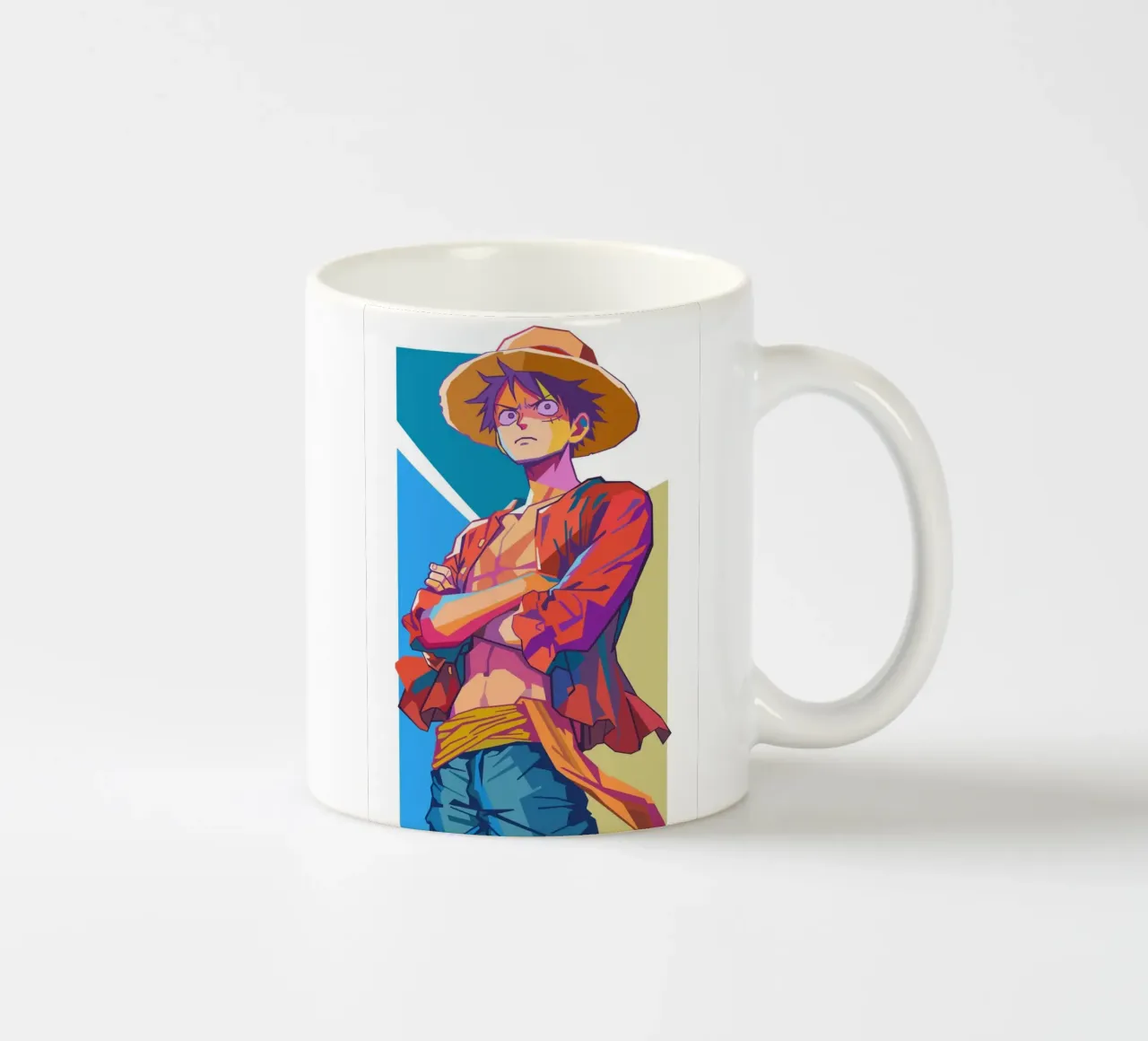 Monkey D Luffy One Piece tazza in ceramica da Hantamrata