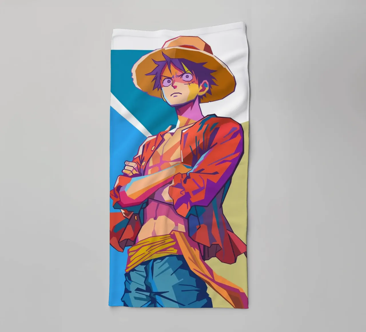 Monkey D Luffy One Piece asciugamano da bagno da Hantamrata