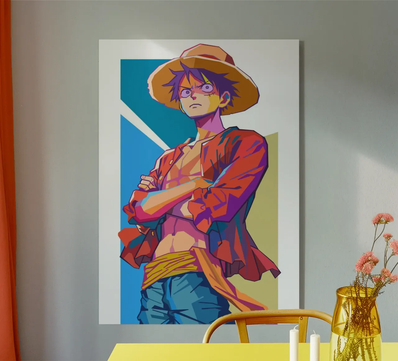 Monkey D Luffy One Piece acrylic glass by Hantamrata