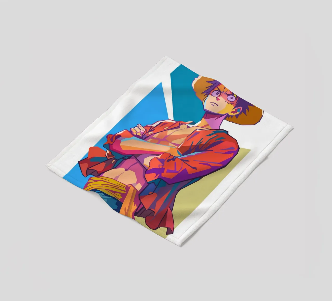 Monkey D Luffy One Piece fleece blanket by Hantamrata