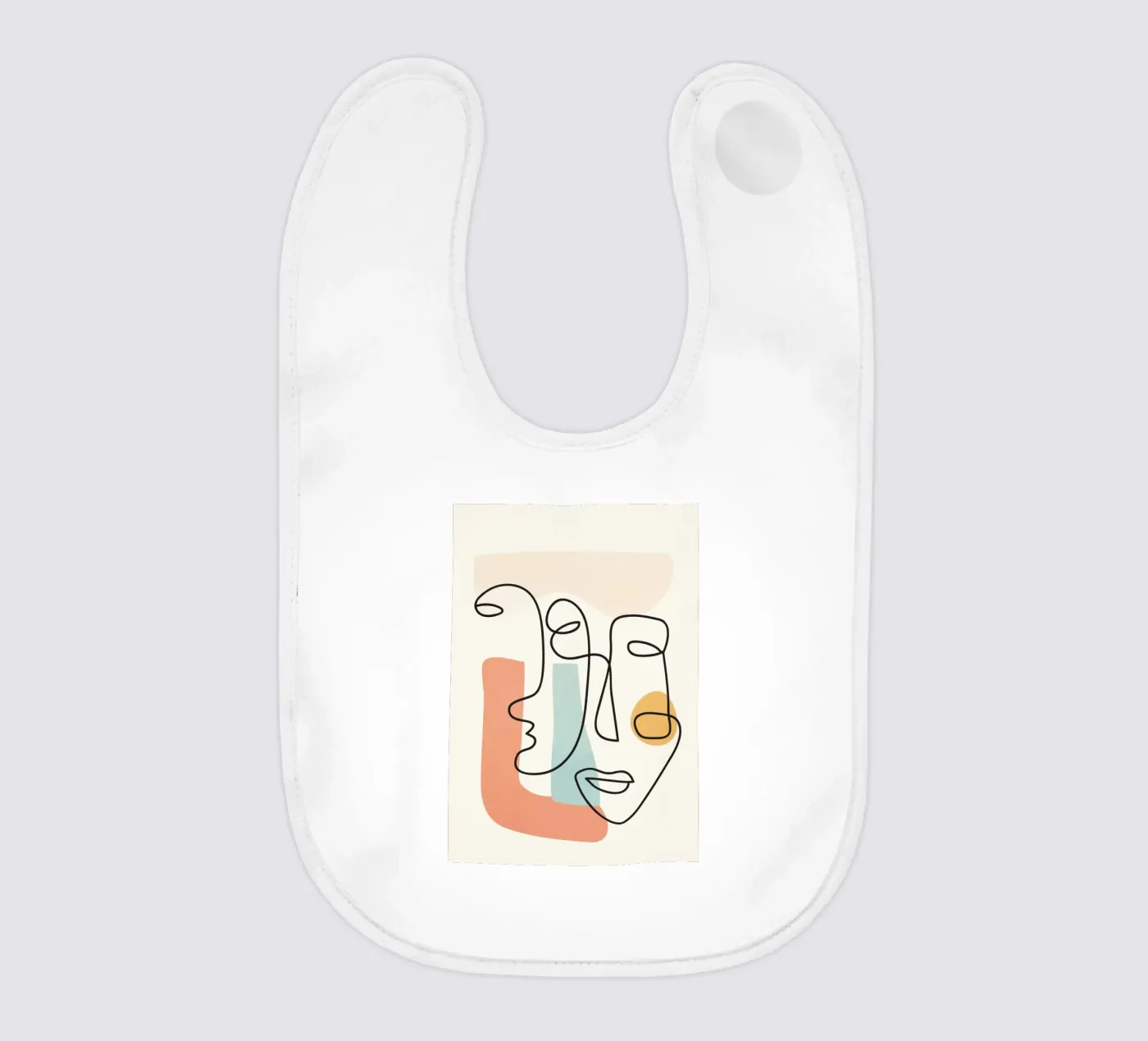 Abstract Faces 4 Babylätzchen von cityart