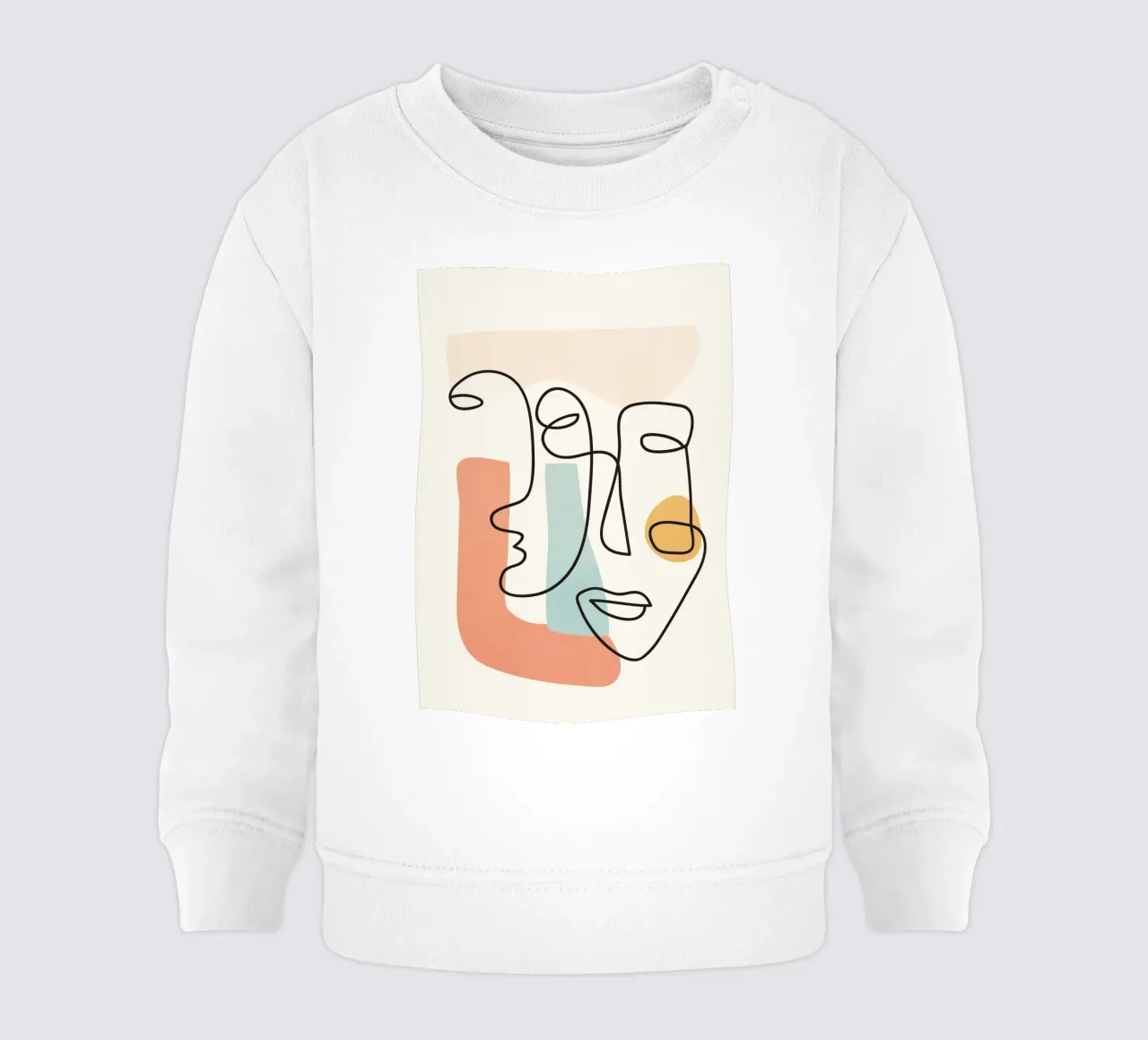 Abstract Faces 4 baby sweatshirt by cityart