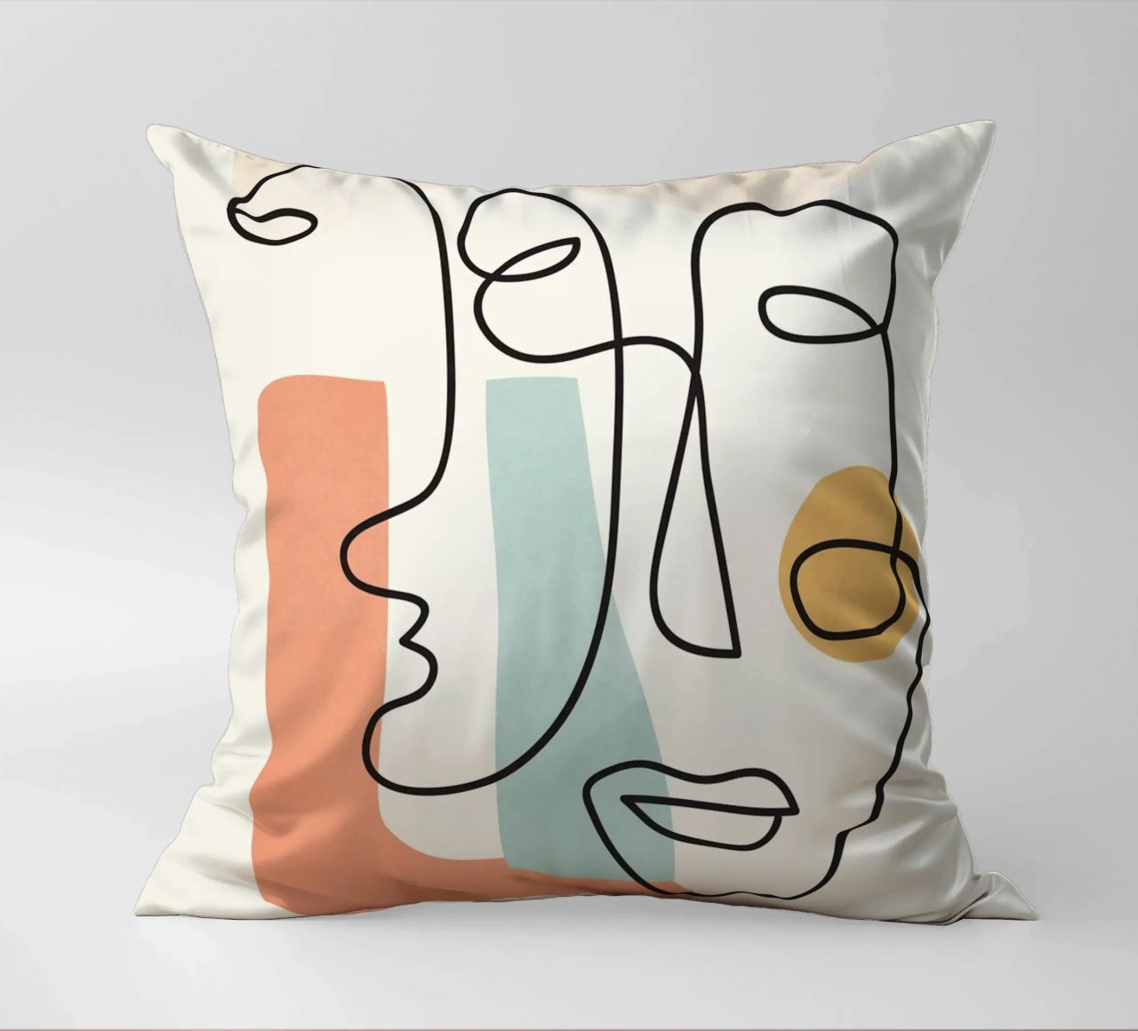 Abstract Faces 4 cuscino da cityart