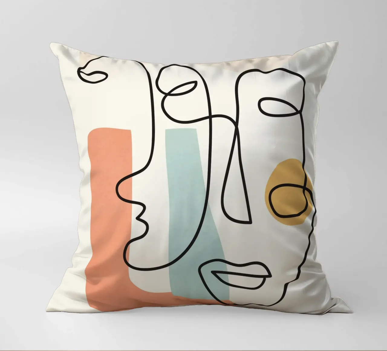 Abstract Faces 4 cuscino da cityart