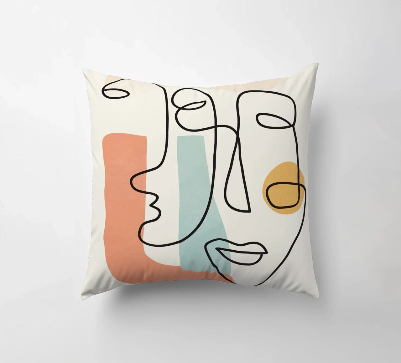 Abstract Faces 4 cuscino da cityart