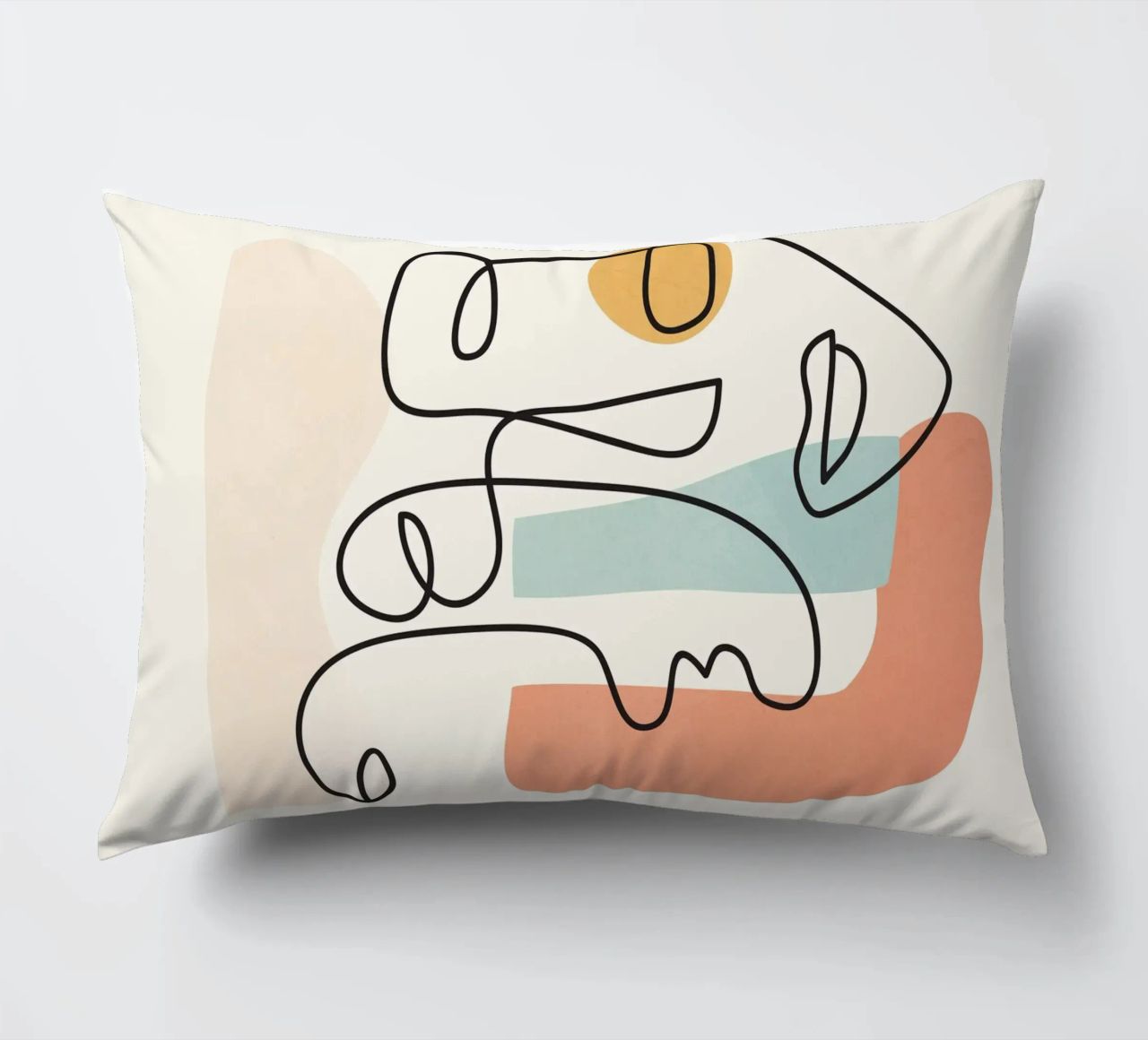 Abstract Faces 4 cuscino da cityart