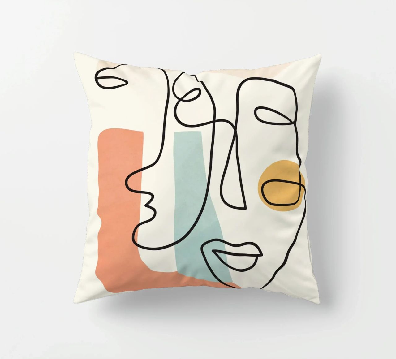Abstract Faces 4 cuscino da cityart
