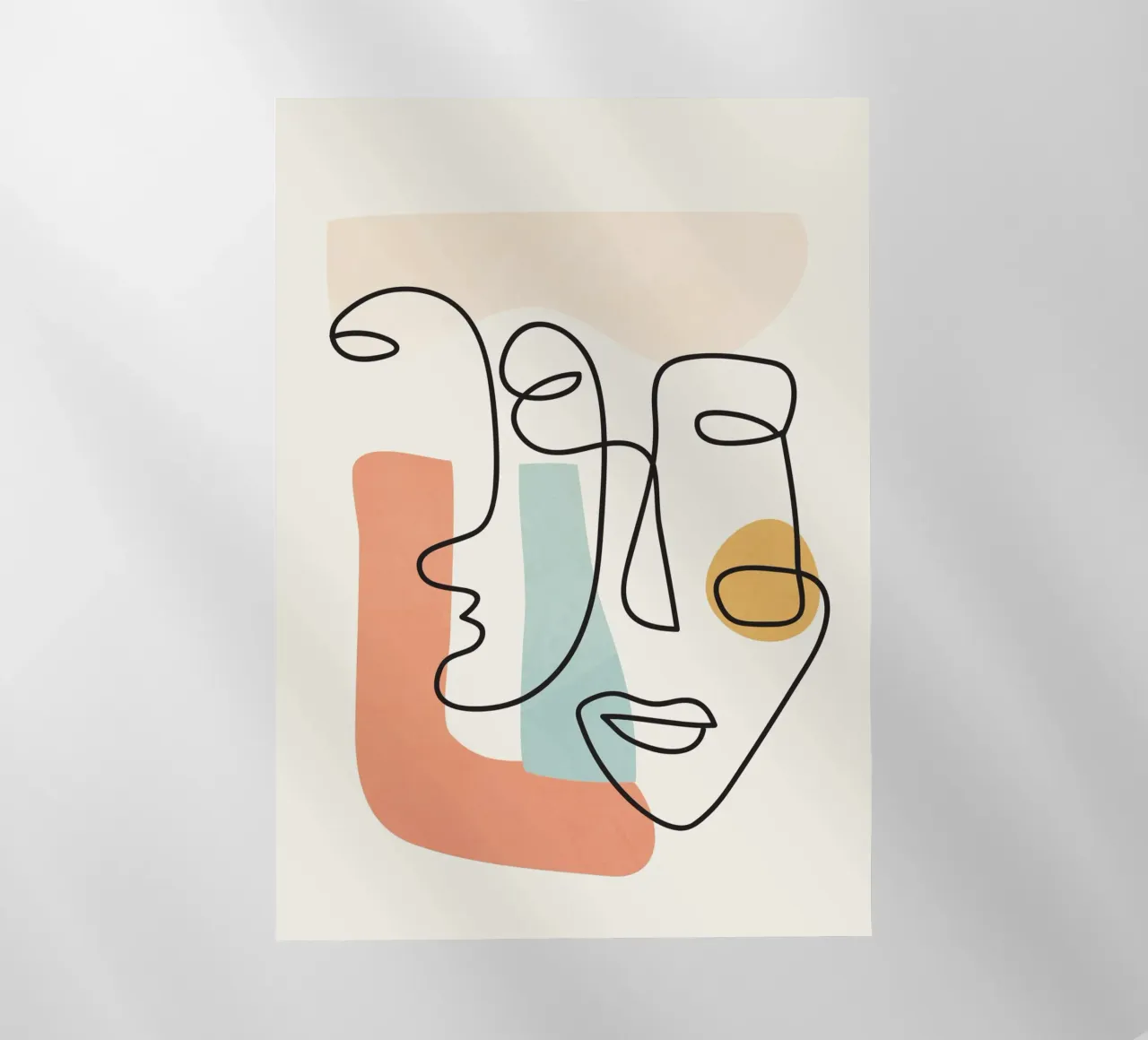 Abstract Faces 4 pellicola backlit da cityart