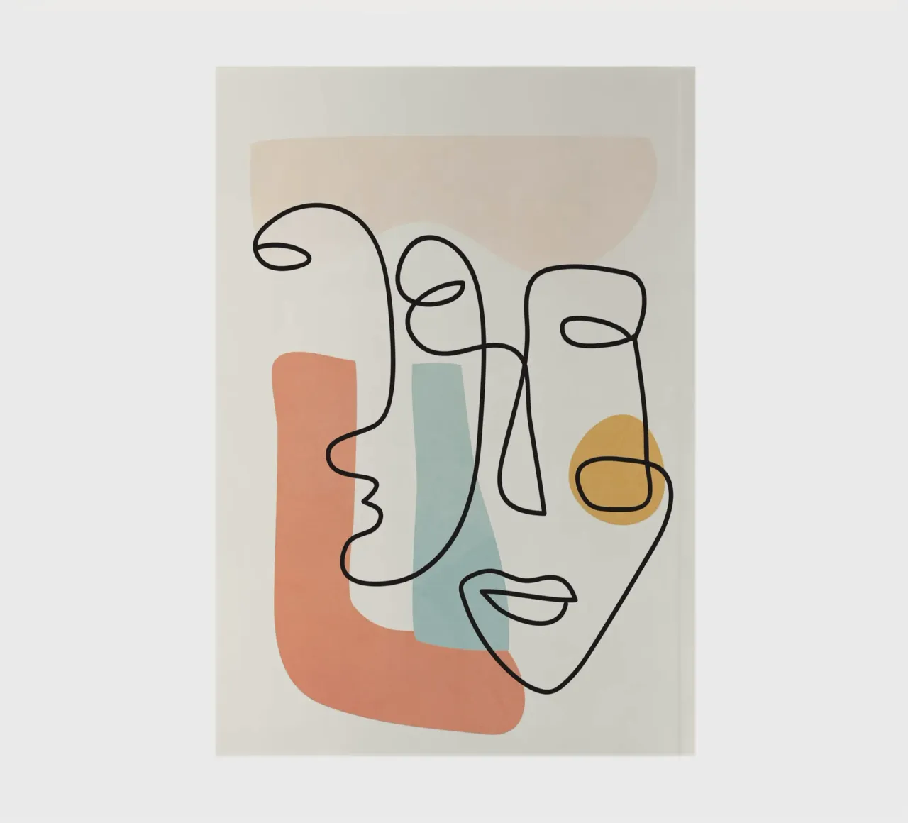 Abstract Faces 4 notebook by cityart