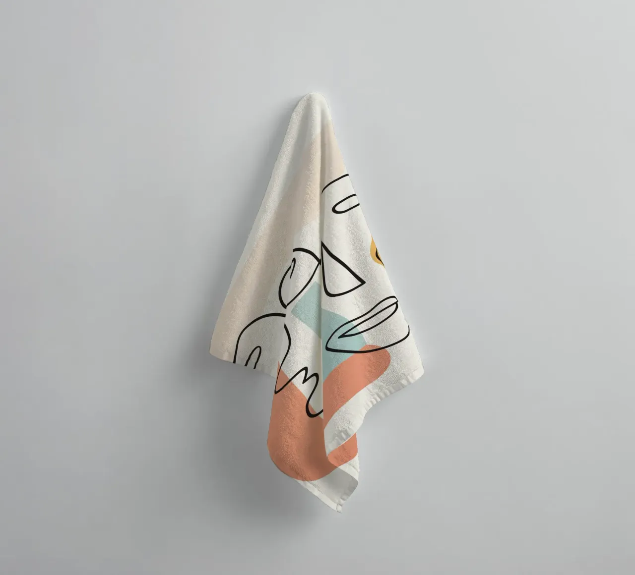 Abstract Faces 4 asciugamano da bagno da cityart