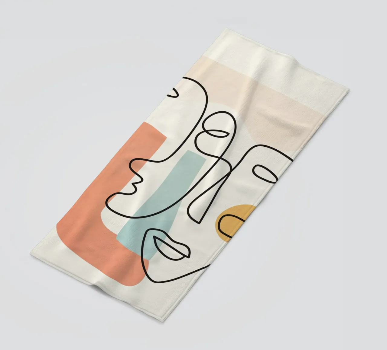 Abstract Faces 4 telo mare da cityart