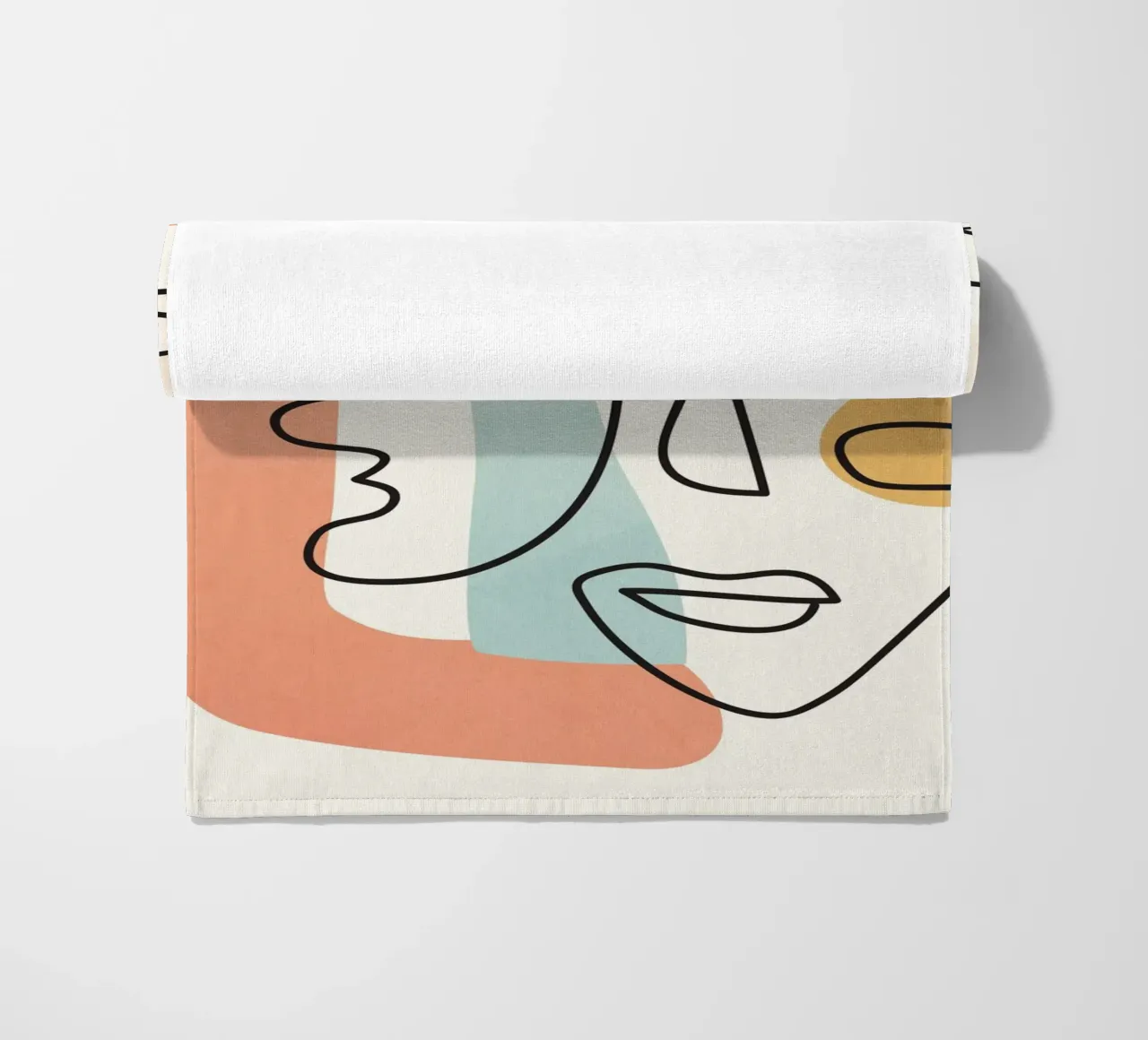Abstract Faces 4 toalla de playa de cityart