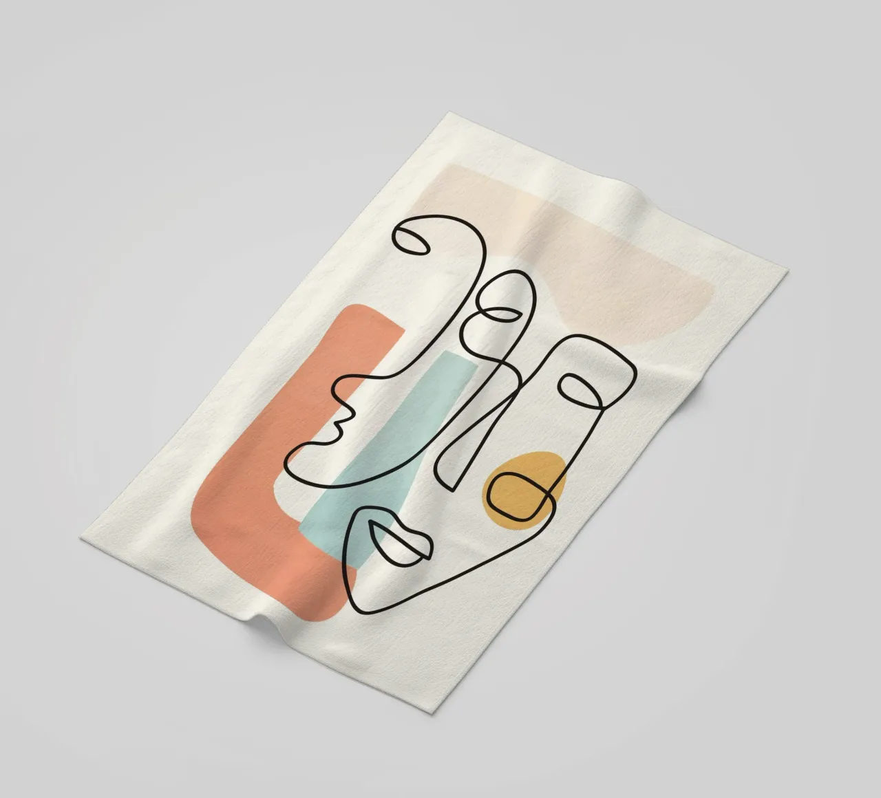 Abstract Faces 4 telo mare da cityart