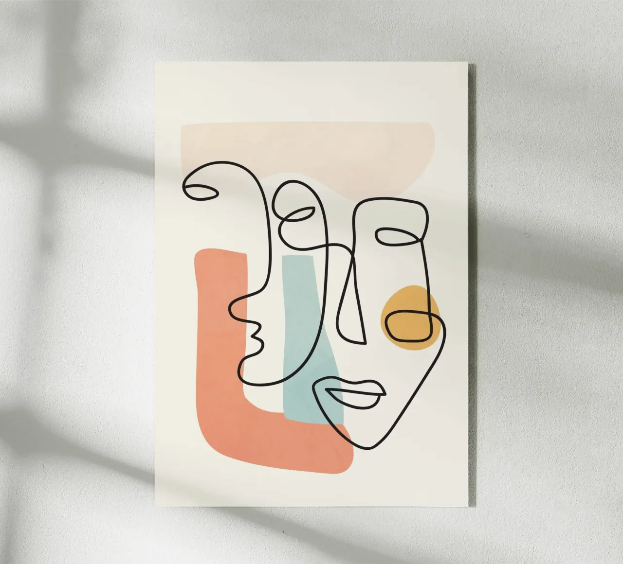 Abstract Faces 4 acrylic glass by cityart