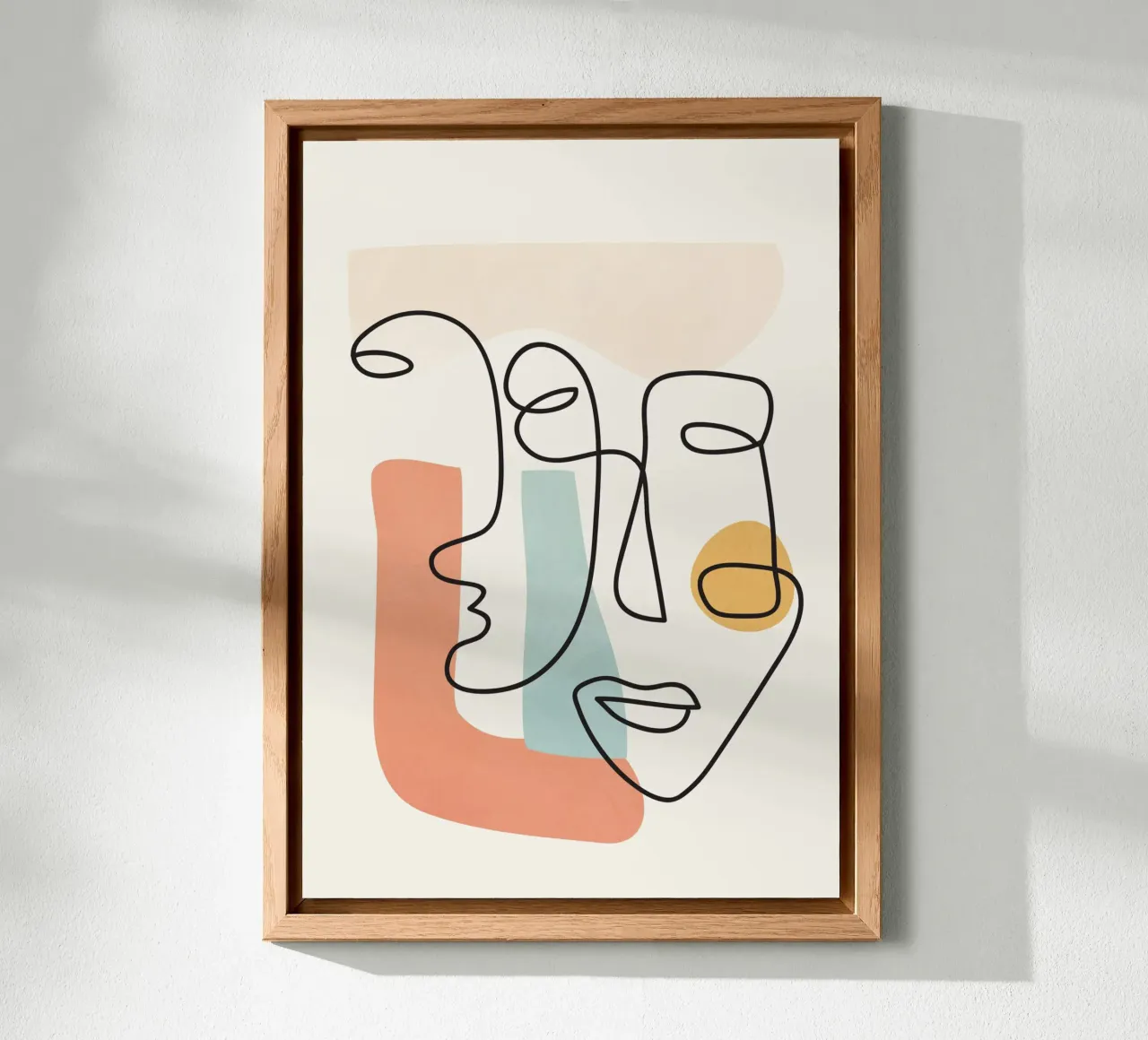 Abstract Faces 4 alluminio dibond da cityart