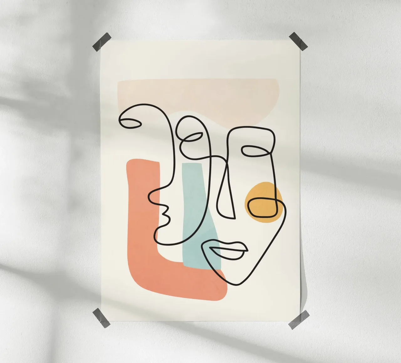 Abstract Faces 4 poster da cityart