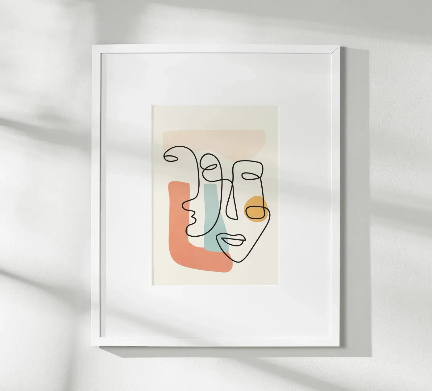 Abstract Faces 4 poster van cityart