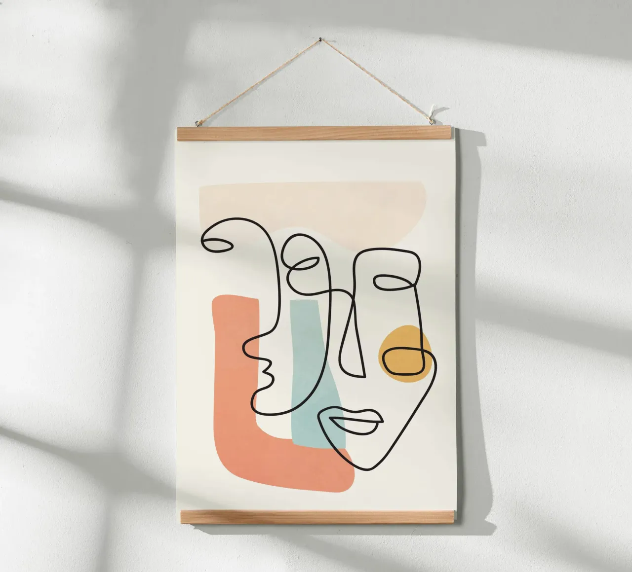 Abstract Faces 4 carta hahnemühle da cityart
