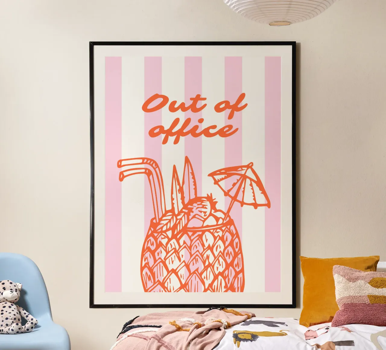 Cocktail Culture - Summer Serie II poster with plastic frame by Bureau Purpur