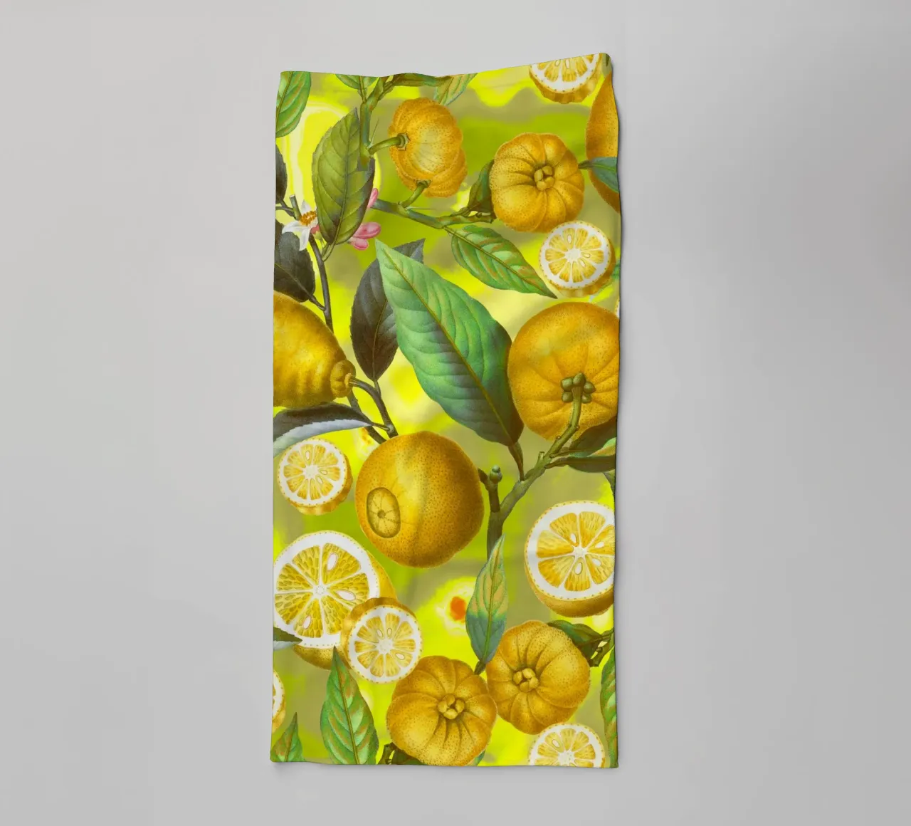 Cyber Lime Summer asciugamano da bagno da burcukorkmazyurek
