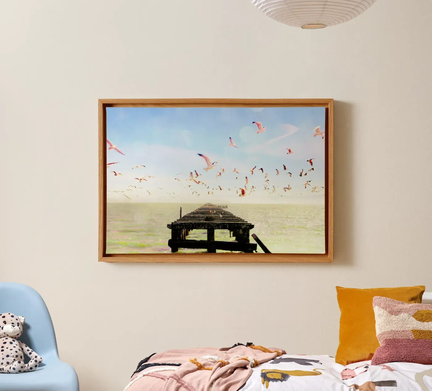 Berkeley Marina canvas van Mina Teslaru