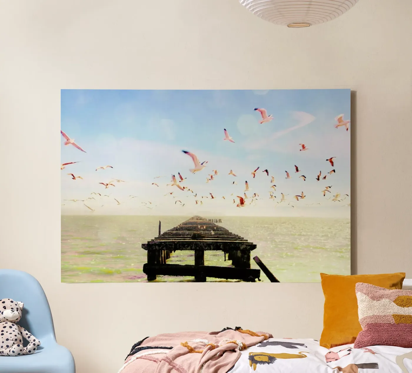 Berkeley Marina canvas van Mina Teslaru