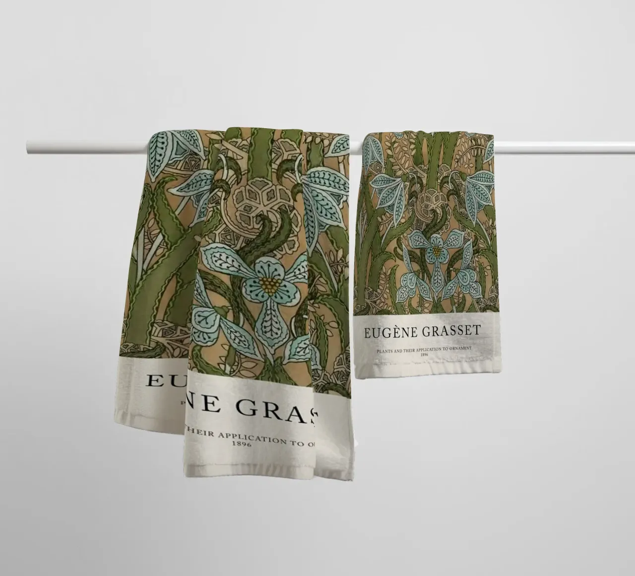 Grasset - Snowdrop 33 asciugamano da bagno da Vintage by JUNIQE