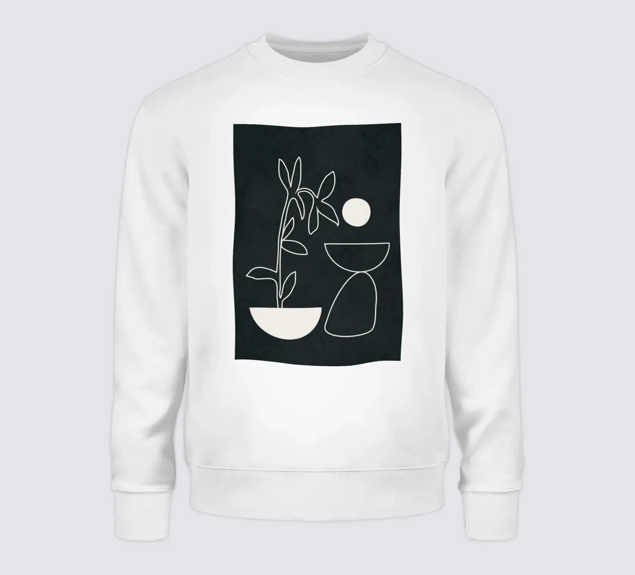 Minimal Abstract Art 1 sweatshirt by Nadjaa