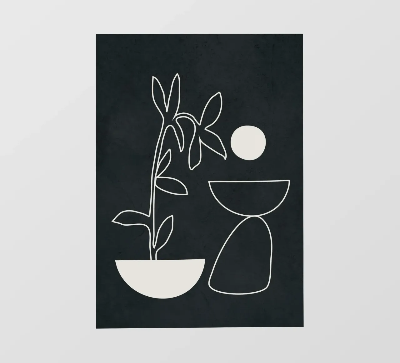 Minimal Abstract Art 1 pellicola backlit da Nadjaa