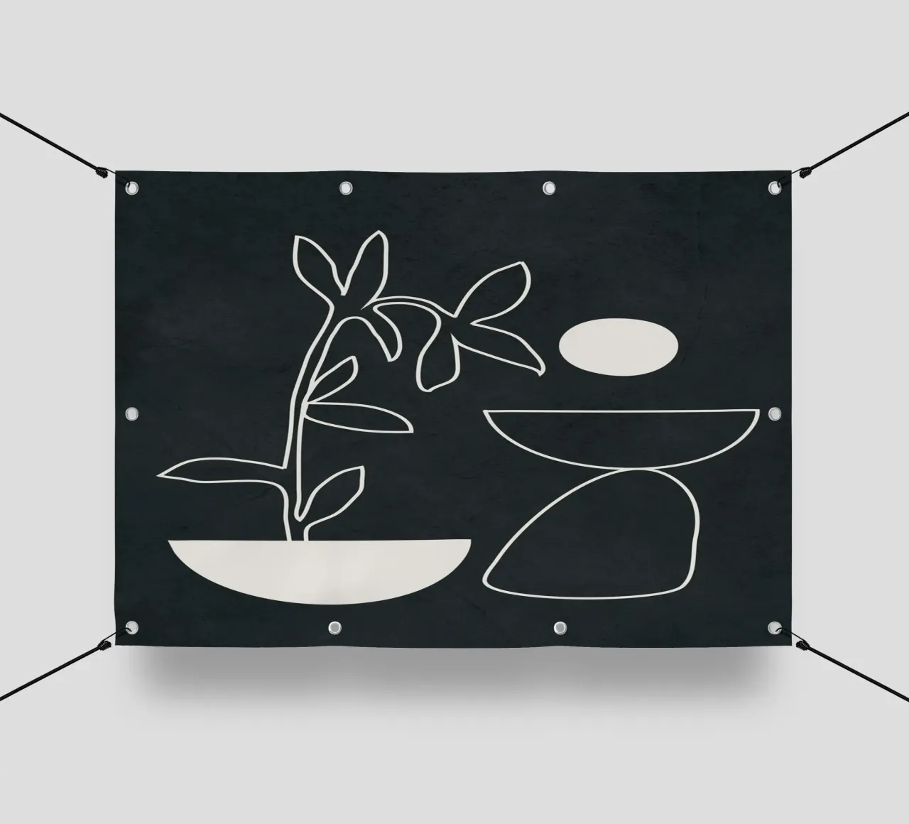 Minimal Abstract Art 1 telo in pvc da Nadjaa