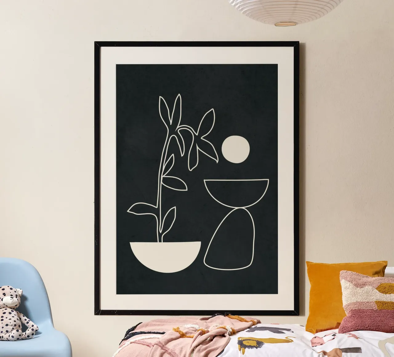Minimal Abstract Art 1 poster da Nadjaa