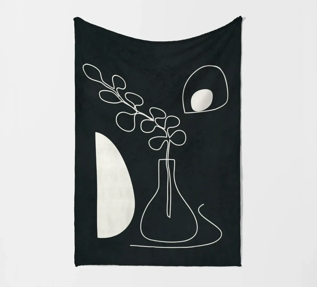 Minimal Abstract Art 2 coperta in pile da Nadjaa