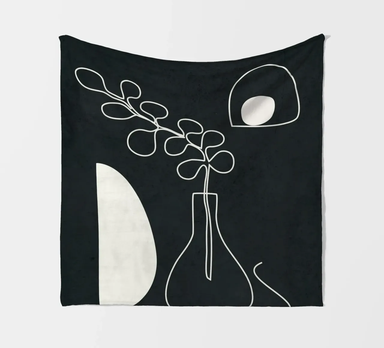 Minimal Abstract Art 2 coperta in pile da Nadjaa