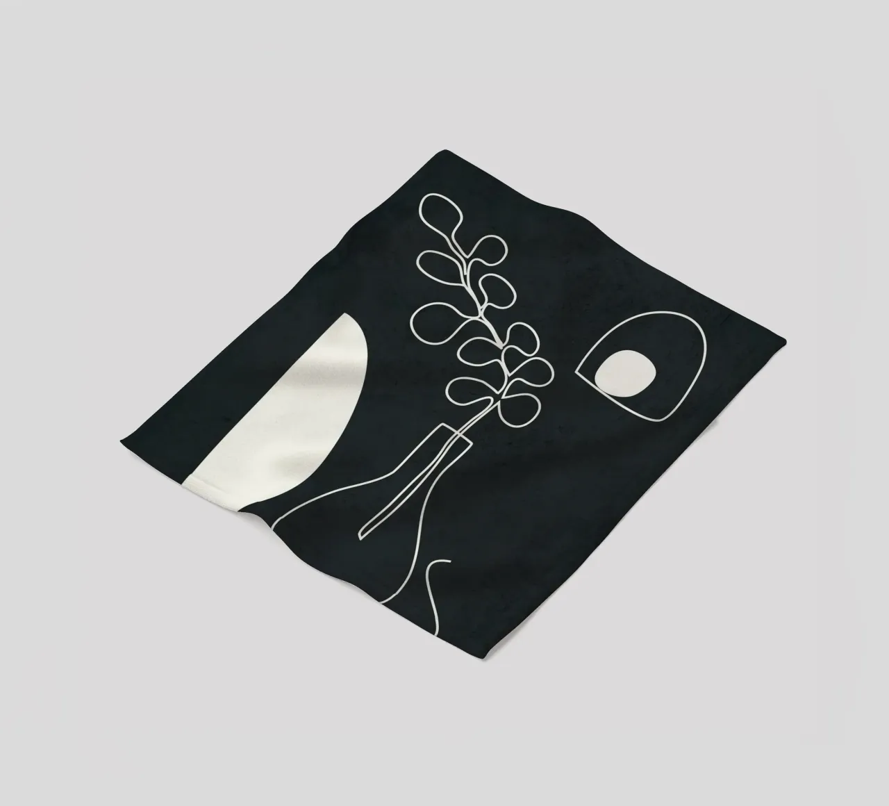 Minimal Abstract Art 2 coperta in pile da Nadjaa